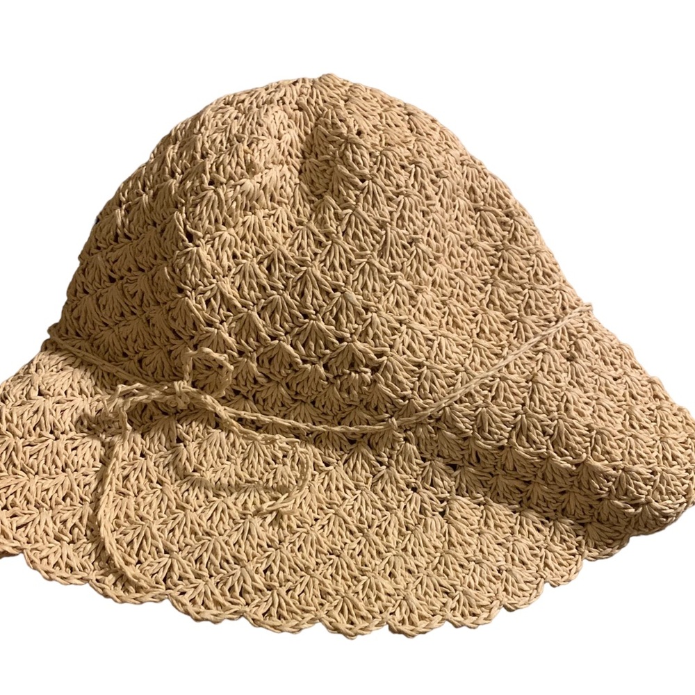 Talbots Women’s Classic Woven Floppy Straw Sun Hat